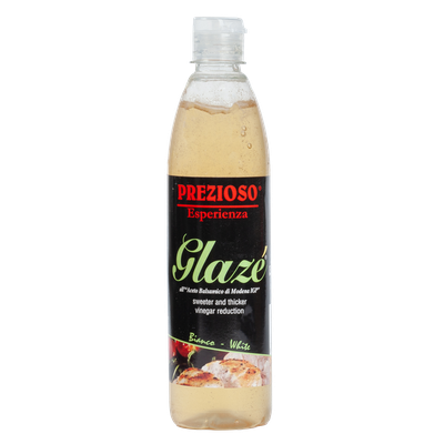 Соус бальзамический Prezioso Esperienza GLAZE светлый оригинальный 4%, 500 мл